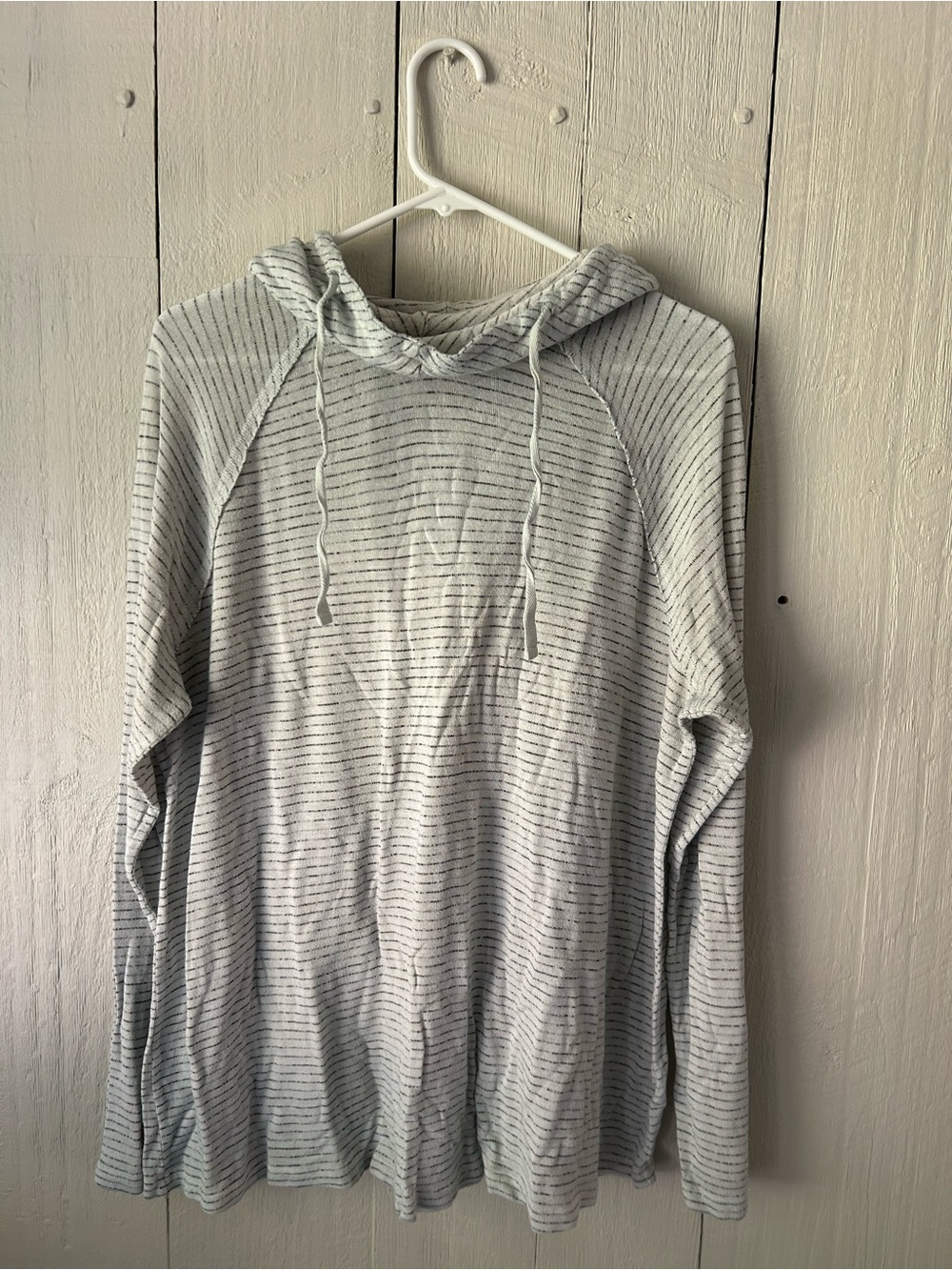 torrid Light Gray & Black Striped Men's Hoodie